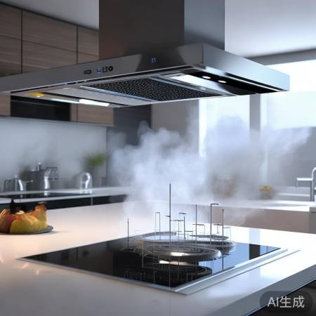 “油烟机,厨房清新小能手”