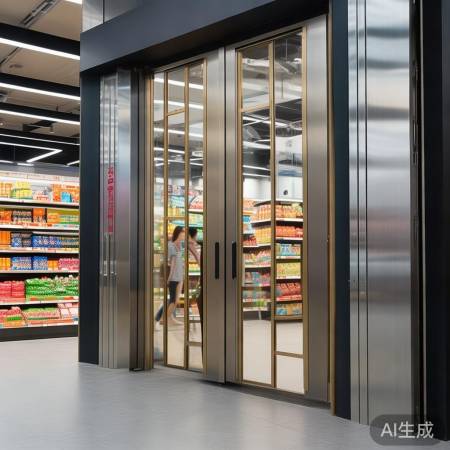 超市防盗门,安全守护者