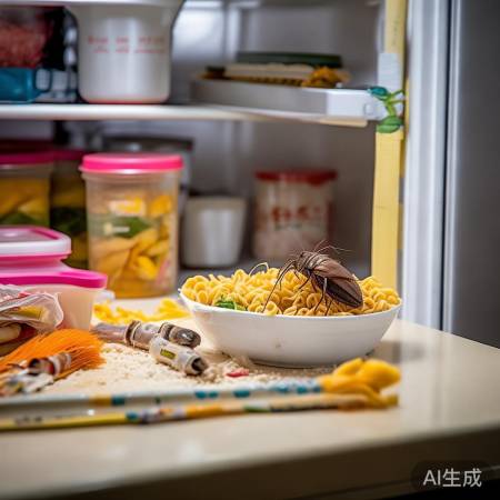 “冰箱清洁防小强”