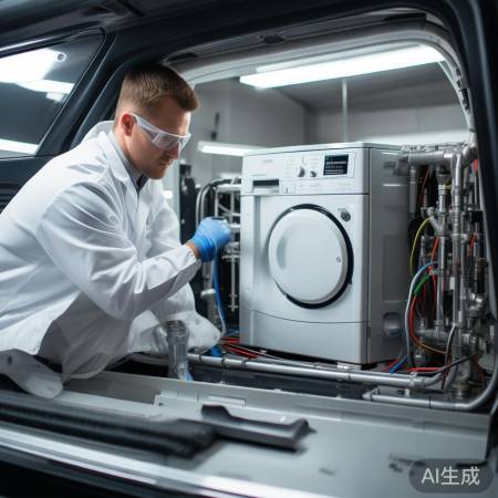 洗衣机稳定放置，确保正常工作