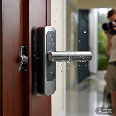 智能锁防水测评开始