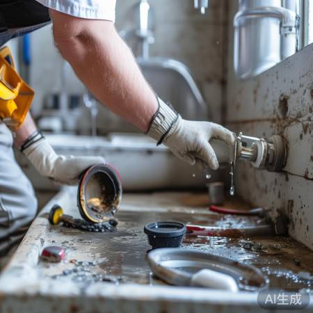 检查水管接口密封圈