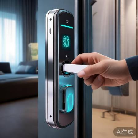 智能指纹锁一键开锁，家居安全升级新选择