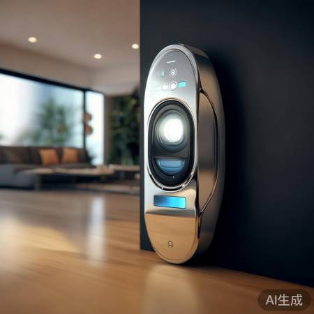 智能锁,机器人外观,时尚家居单