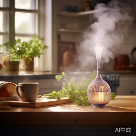 “天然香薰精油，厨房清新放松”