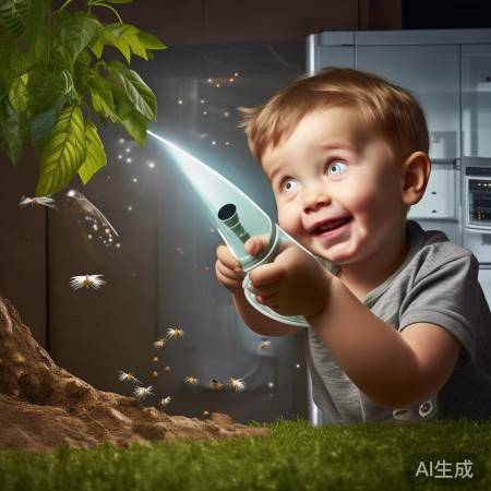 小朋友误用激光笔当杀虫器