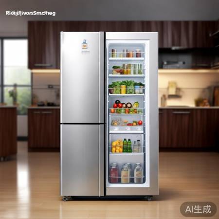 “容声80cm冰箱，生活便捷之