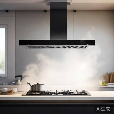 大油烟机吸双眼灶油烟