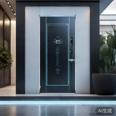 人脸识别智能门,价格不菲