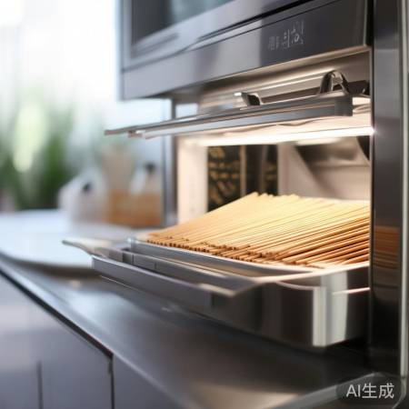 消毒柜烘干筷子,便捷又卫生