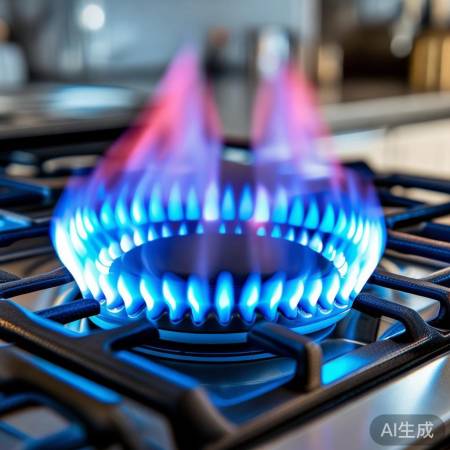 燃气灶燃烧效率决定火焰明亮