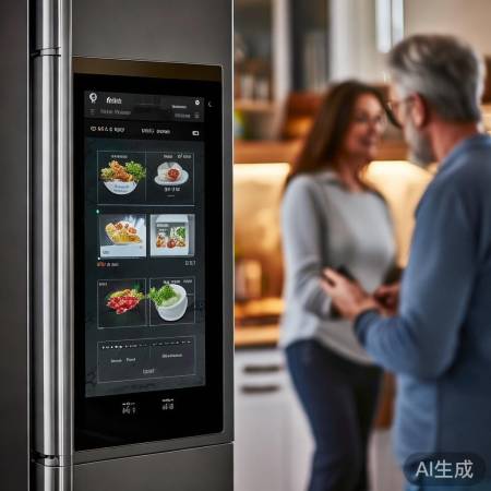 智能冰箱,触控便捷,远程控制