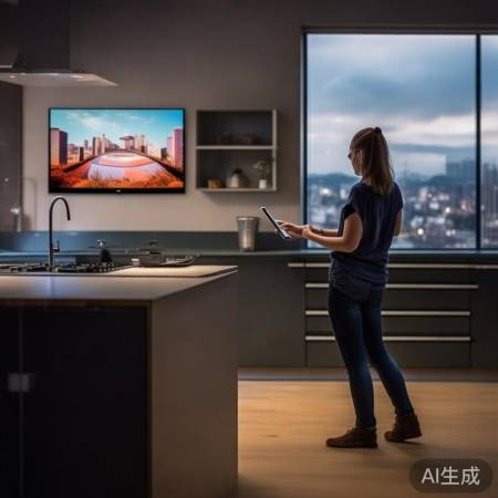 远程操控电视方便。