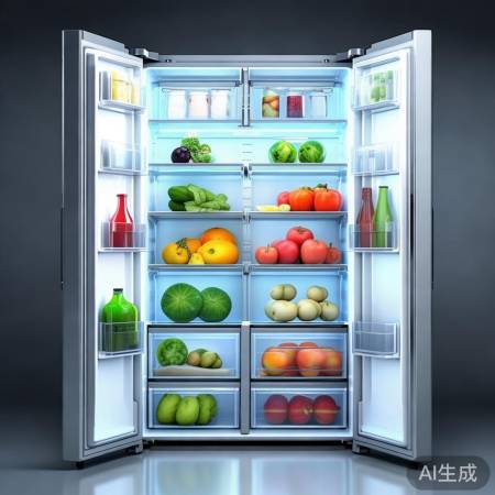 松下双开门小冰箱：家用保鲜新选择