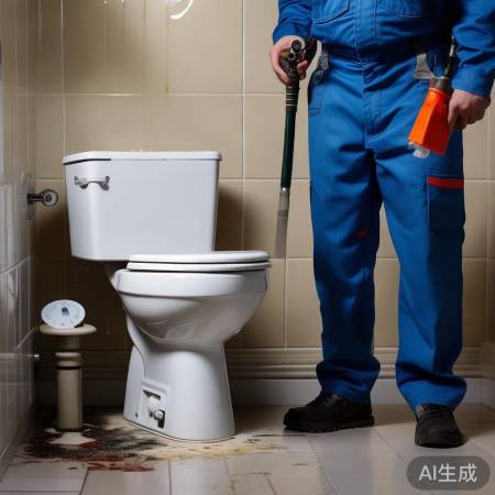 检查水压和滤网，修复马桶。