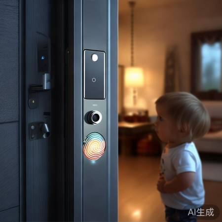指纹锁助力家长守护孩子安全，防反锁设计贴心守护童年