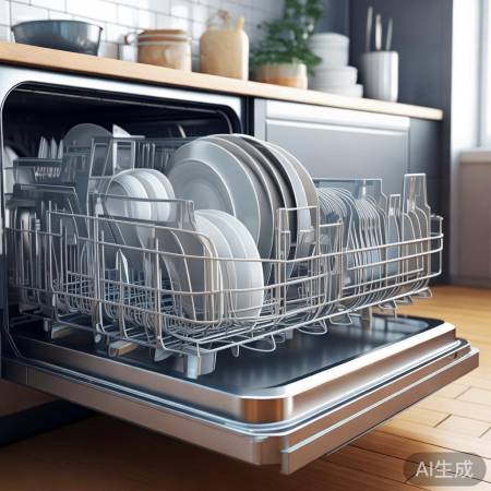 安装拉篮，调整至餐具合适尺寸