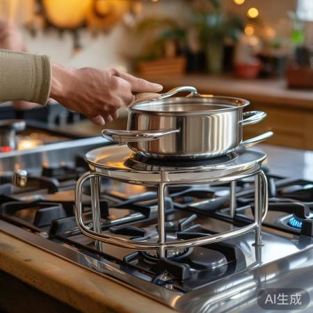 燃气灶专用口架，提升烹饪效率必备配件