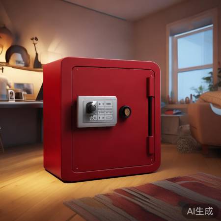 红光保险柜，守护财富安全