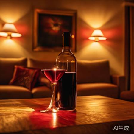 灯光点缀，红酒更醇厚