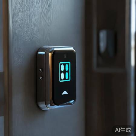 指纹锁电量不足,换电池。