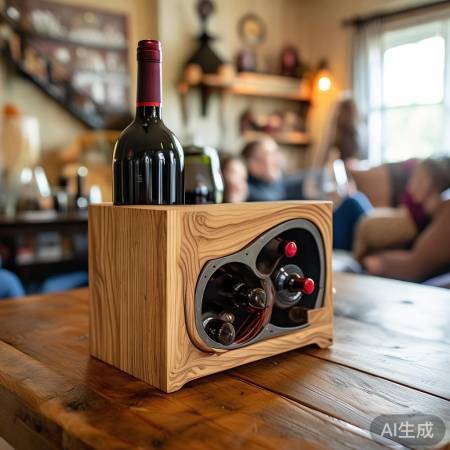 红酒格栅设计舒适自然