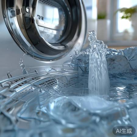 洗衣机无彩漂,二次清水漂洗