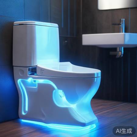 智能马桶，自动冲洗除臭
