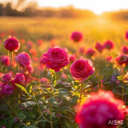 小球玫瑰,夏日自然之爱