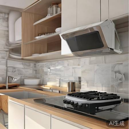 油烟机选噪音低,煤气灶选火力稳