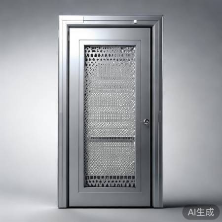 透气防盗门安装效果：家居安全与通风两不误