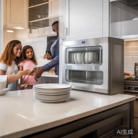 “美的消毒柜，餐具卫生保障”