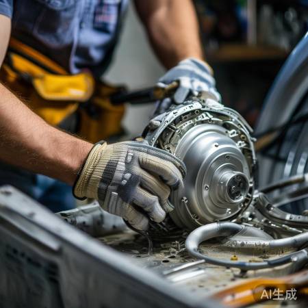 拆波轮芯，螺丝卸下