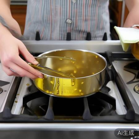 防油积灶口小窍门