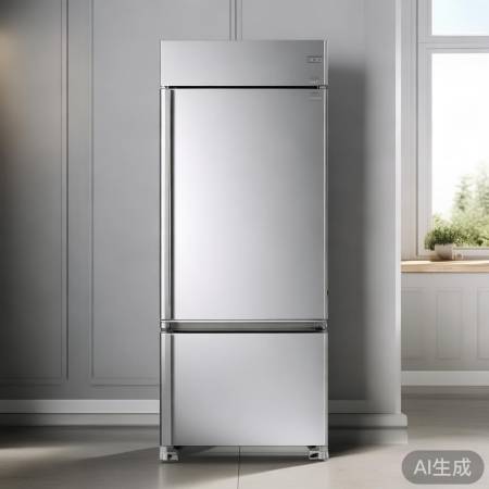 容声522冰箱，时尚银面，简约