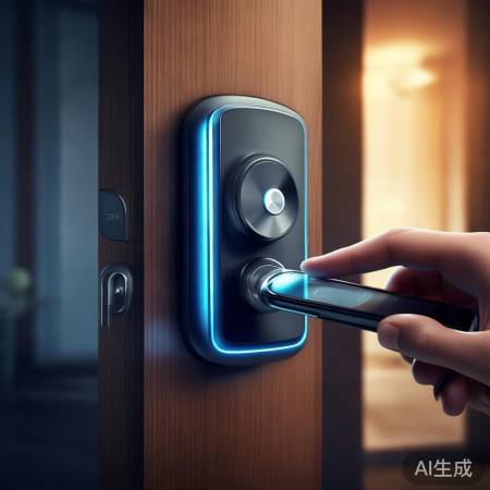 智能锁按键,轻松锁门