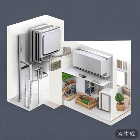 分体空调能耗高,一体省电更环保