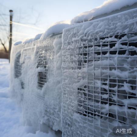 外机结冰，温差冷凝