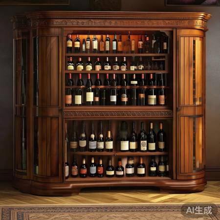 定制酒柜，艺术品般美酒柜