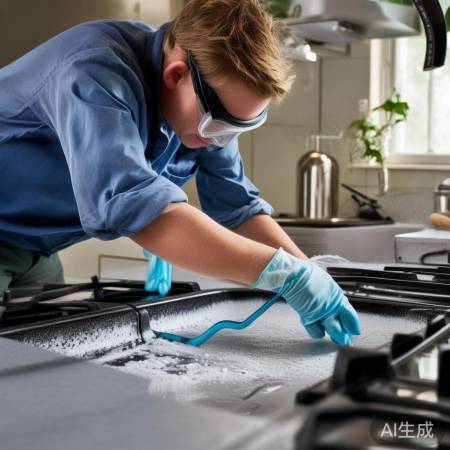 清理热水器水垢，白醋或清洁剂。