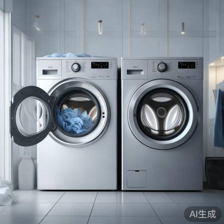 波轮洗衣桶翻滚，全自动手洗柔顺