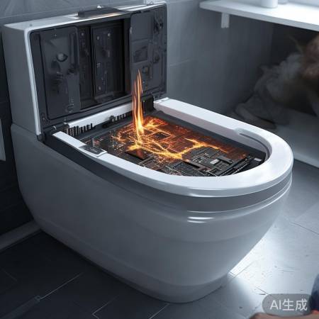 “马桶电路故障，先查电路板”