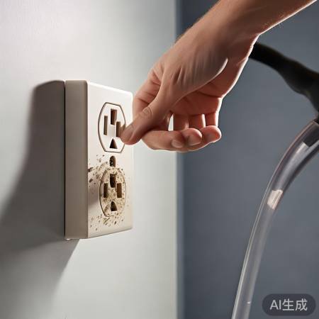 检查插座，清洁解决。