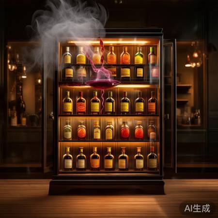 红酒柜里精酿香气