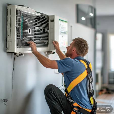 中央空调上墙安装，打造舒适观影空间