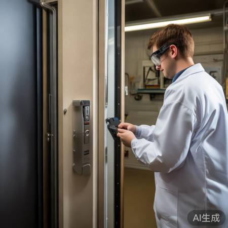 检查磁力锁开关顺畅