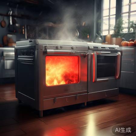 热力烤箱与消毒柜毗邻