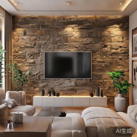 防盗门电视背景瓷砖颜色搭配技巧，打造家居时尚新风尚