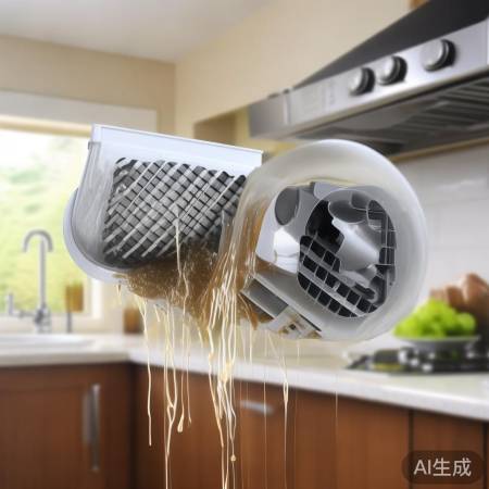 定期清抽油烟机，保持排烟效果