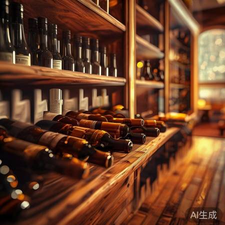 棕色红酒柜，温馨招财宝。